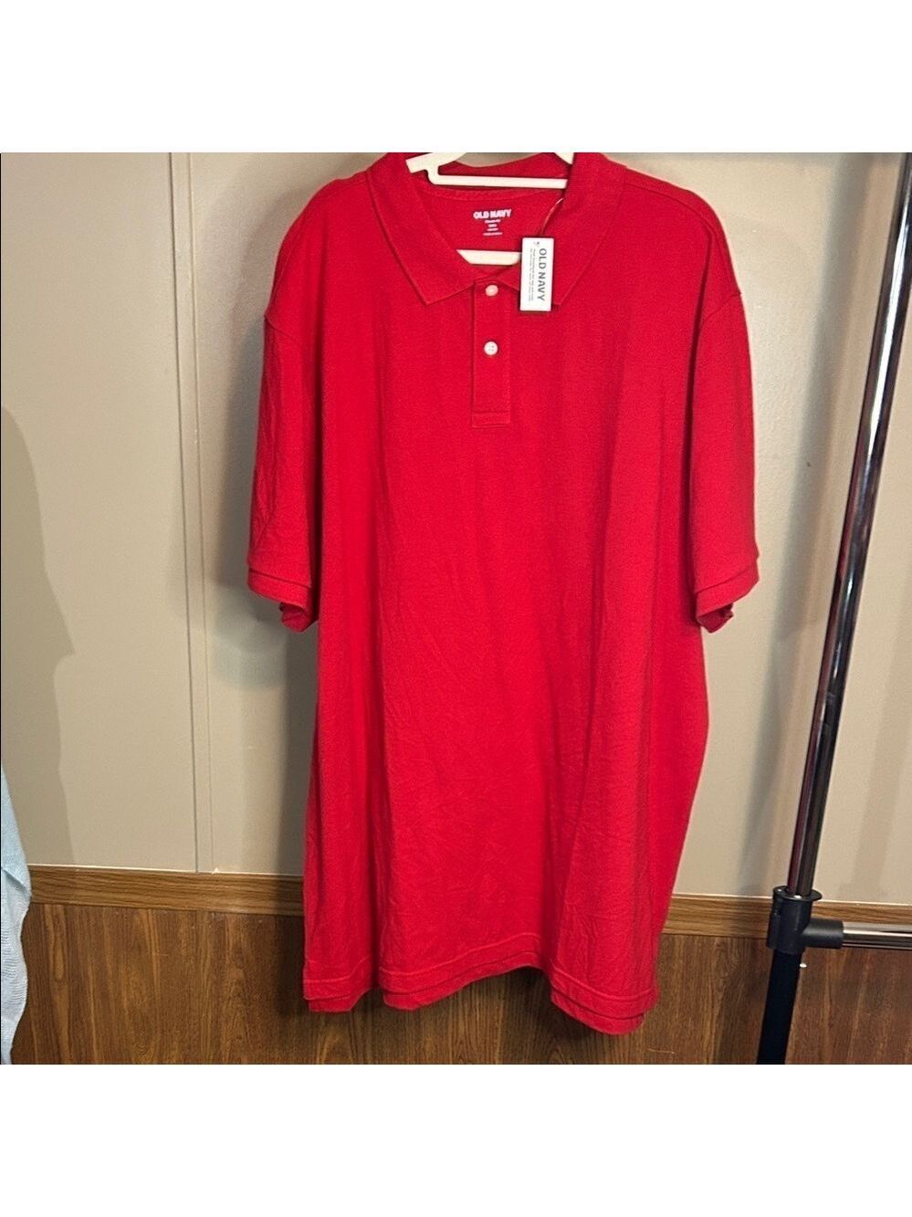 Old Navy Vibrant Red Polo Shirt